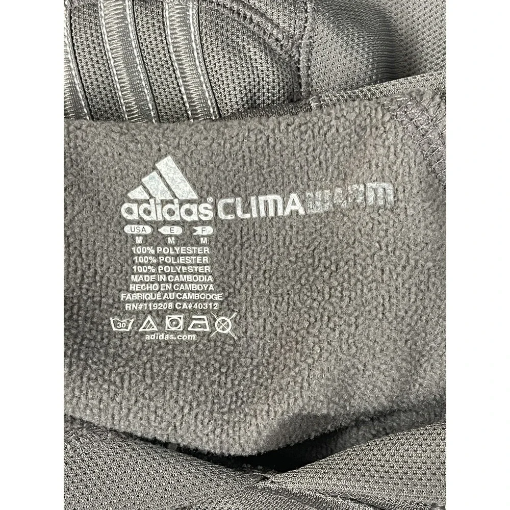 Michigan Wolverines Hoodie Mens Size Medium Gray Adidas Climawarm NCAA Pullover‎